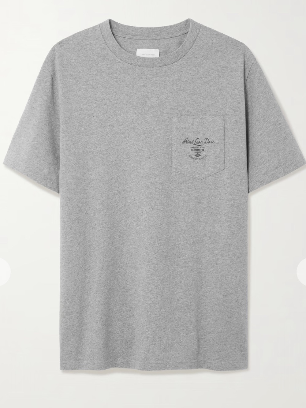 Aime Leon Dore Heather Grey Pocket Tee